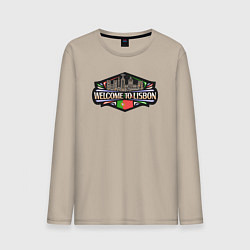 Мужской лонгслив Добро пожаловать в Лиссабон