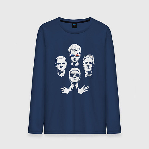 Мужской лонгслив Doctors who / Тёмно-синий – фото 1
