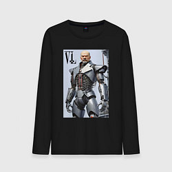 Мужской лонгслив Vladimir Lenin - cyberpunk fantasy