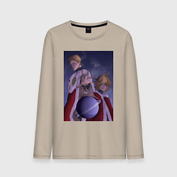 Мужской лонгслив Чёрный клевер Юлиус король магов