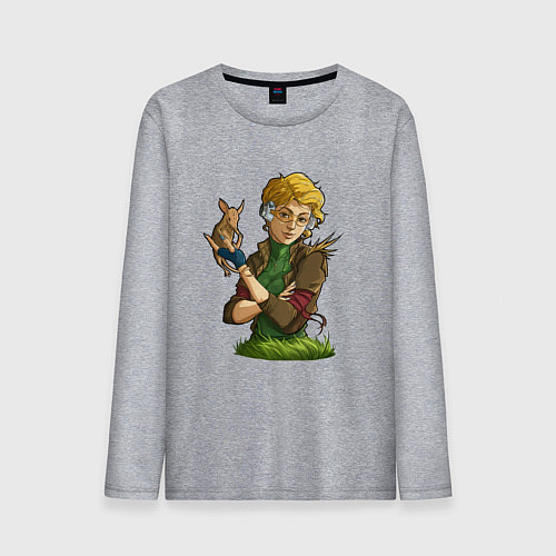 Мужской лонгслив Фиби - RimWorld / Меланж – фото 1