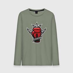 Мужской лонгслив Бокс король