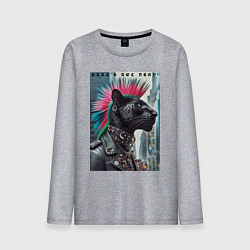 Мужской лонгслив Dude panther - punks not dead