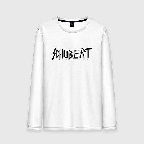 Мужской лонгслив Шуберт чёрный / Белый – фото 1