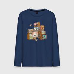 Мужской лонгслив Аня: Семья шпиона