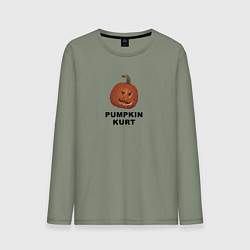 Лонгслив хлопковый мужской Pumpkin Kurt - the office, цвет: авокадо