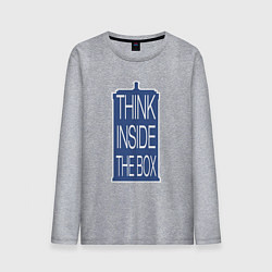 Мужской лонгслив Think inside the box