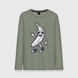 Мужской лонгслив Банановый человечек