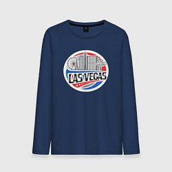 Мужской лонгслив Город Лас-Вегас