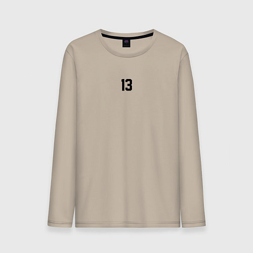 Мужской лонгслив Russia 13 / Миндальный – фото 1