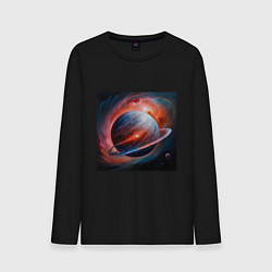 Мужской лонгслив Огненная планета