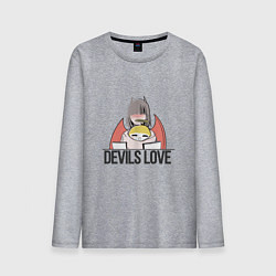Мужской лонгслив Ангелок и демон