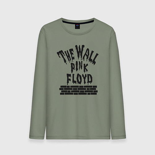 Мужской лонгслив Пинк Флойд стена рок / Авокадо – фото 1