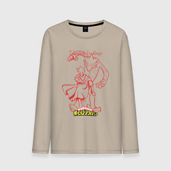 Мужской лонгслив Моя геройская академия Такаями