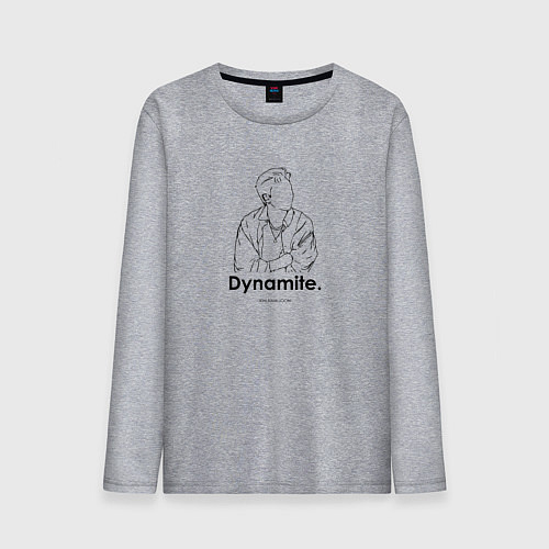 Мужской лонгслив BTS Dynamite RM / Меланж – фото 1