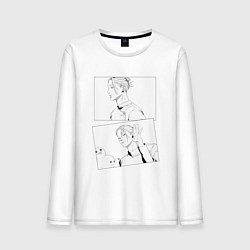 Мужской лонгслив Эмоции Сугуру Гето - Магическая битва