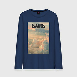 Мужской лонгслив David облака