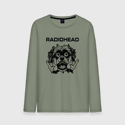 Мужской лонгслив Radiohead - rock dog
