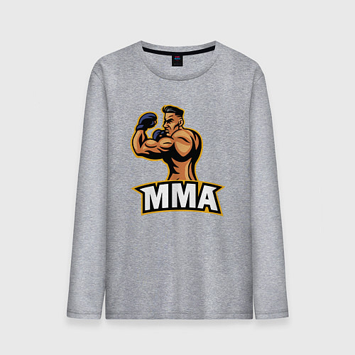 Мужской лонгслив Fighter MMA / Меланж – фото 1