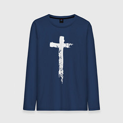 Мужской лонгслив Стильный крест