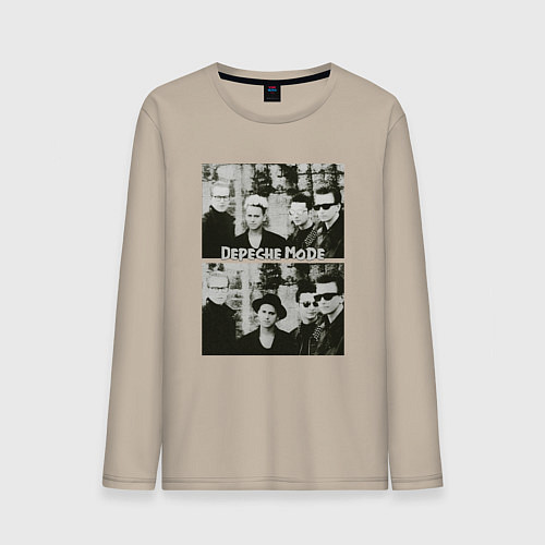 Мужской лонгслив Depeche Mode2 / Миндальный – фото 1