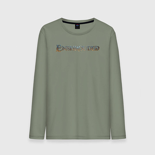 Мужской лонгслив Enshrouded logo / Авокадо – фото 1