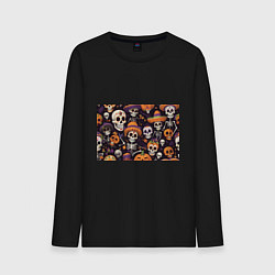 Мужской лонгслив Страшилки хэллоуин