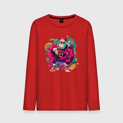 Мужской лонгслив Клёвый Дед Мороз