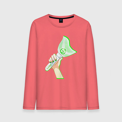 Мужской лонгслив Got7 лайтстик / Коралловый – фото 1
