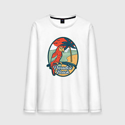 Мужской лонгслив Райский пляж