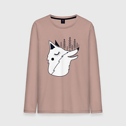 Мужской лонгслив Лесная лисичка