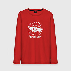 Мужской лонгслив The Force is strong - Грогу