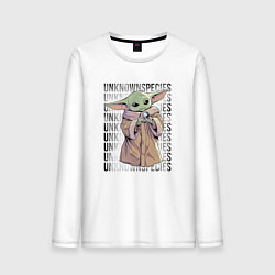 Мужской лонгслив Мандалорец - Беби Йода