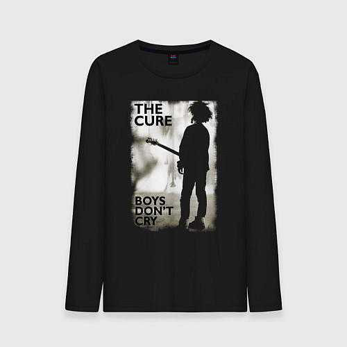 Мужской лонгслив The Cure boys dont cry / Черный – фото 1