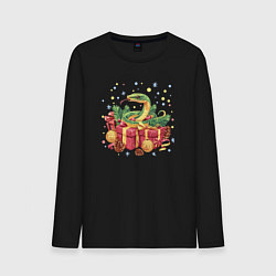 Мужской лонгслив Змея и подарки