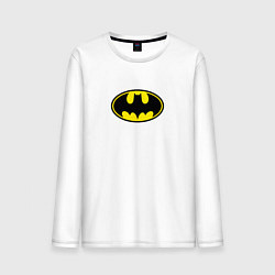 Мужской лонгслив Бэтмен логотип