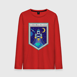 Мужской лонгслив Полёт на луну