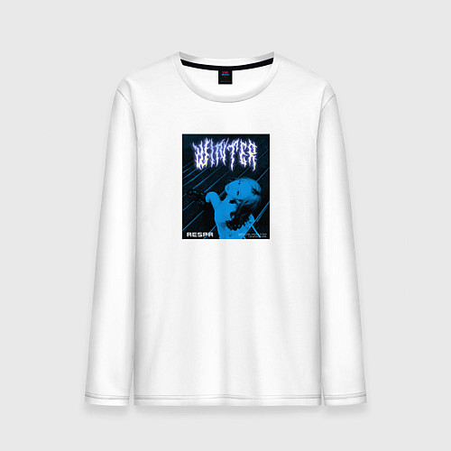 Мужской лонгслив Winter айдол / Белый – фото 1