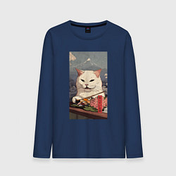 Мужской лонгслив Cat meme - japan style