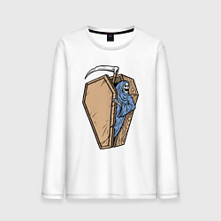 Мужской лонгслив Смерть и гроб