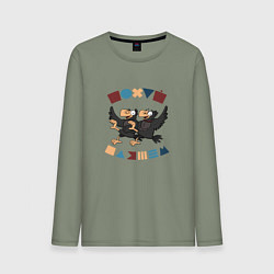 Мужской лонгслив Пляшем пофиг