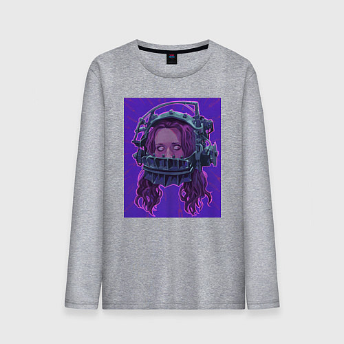 Мужской лонгслив Аманда Янг / Меланж – фото 1