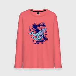 Мужской лонгслив Космические киты