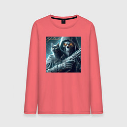 Мужской лонгслив Cyber death - ai art fantasy