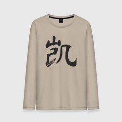 Мужской лонгслив Иероглиф победа