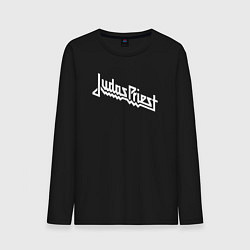 Лонгслив хлопковый мужской Judas Priest - logo, цвет: черный