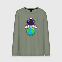 Мужской лонгслив Моя земля