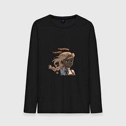 Мужской лонгслив Грустный колосок