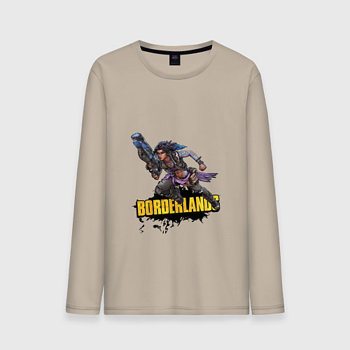 Мужской лонгслив Borderlands Гонка вооружений / Миндальный – фото 1