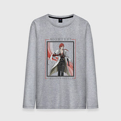Лонгслив хлопковый мужской Mortefi Dragons Breath, цвет: меланж